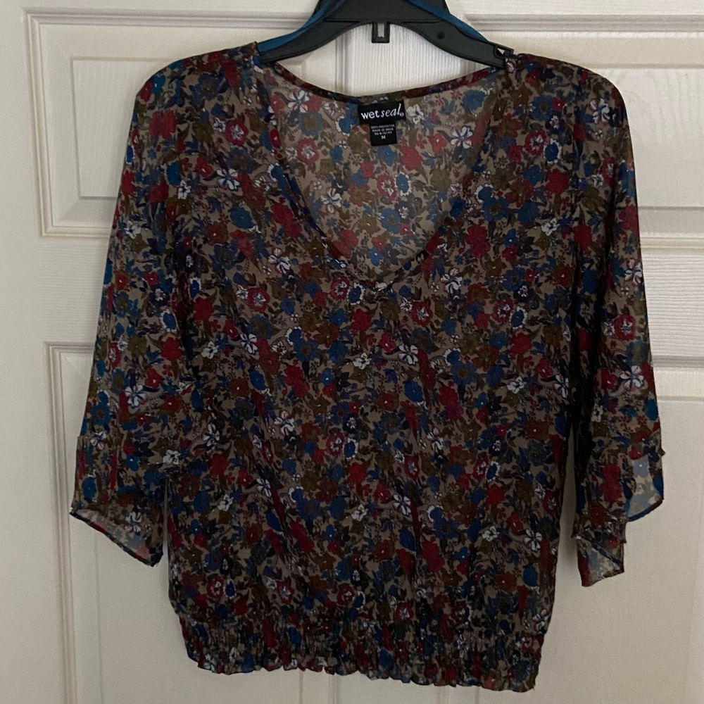 Wet Seal Floral Top